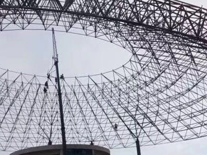 沈阳篮球馆球形网架厂家价格